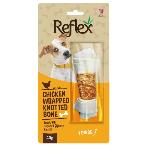 Reflex%20Tavuk%20Etli%20Çift%20Düğümlü%20Kemik%20100%20Gr
