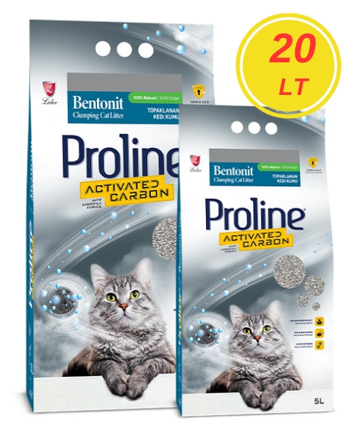 Proline%20Aktif%20Karbonlu%20Kedi%20Kumu%2020%20LT